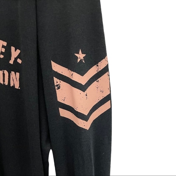 HARLEY-DAVIDSON Timeless Holdout Henley Ribbed Top Black NWT - Picture 6 of 13